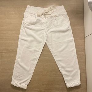 Wilfred white linen pants